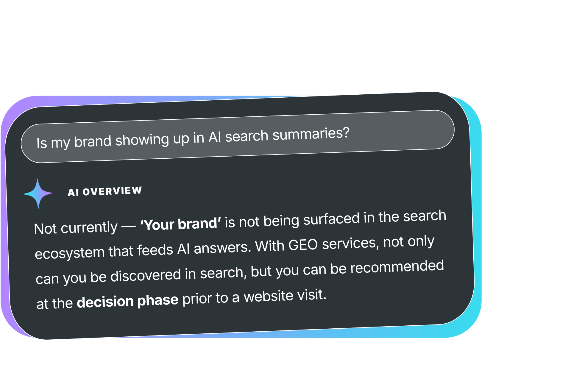 AI Search - GEO